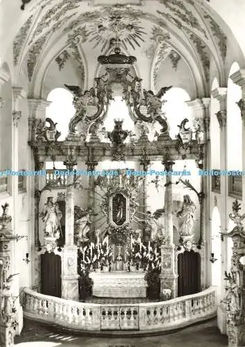 D168649 Wallfahrtskirche Maria Limbach. Hochaltar Mit Gnadenbild Von J. P. Wagne