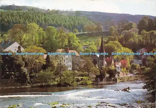 D170478 Clwyd. Der Fluss Dee. Llangollen. Foto Wales