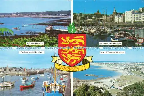 D170500 Guernsey. C.I. St. Peter Port Harbour. A. C. Gallie. Multi View