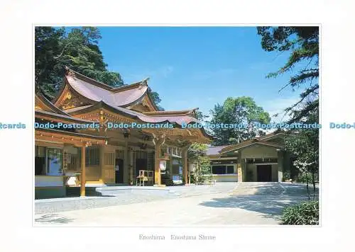 D170523 Enoshima. Enoshima-Schrein. Postkarte