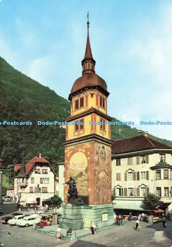 D168739 Altdorf. Dorfplatz. Bellavista Basel. P. Marzari. Giovanni Trimboli