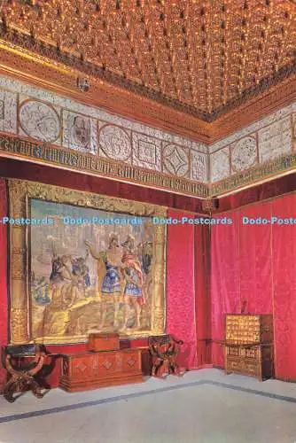 D168780 Segovia. Alcazar. Schloss. Eine Ecke im Tannenzapfen-Saal. A. G. Cobas