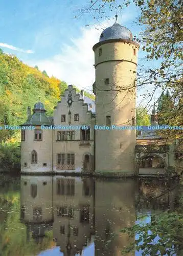 D168793 Wasserschloss Mespelbrunn im Spessart. Deutsches Jugendherbergswerk. Kal