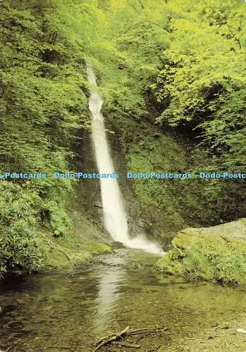 D168838 Devon. Wasserfall. Lydford Gorge. J. Arthur Dixon