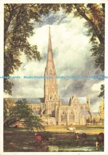 D168842 Victoria and Albert Museum. Kathedrale von Salisbury. J. Constable. Royle Pub