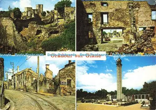 D170660 Oradour Sur Glane. L Eglise. Greff. Multi View