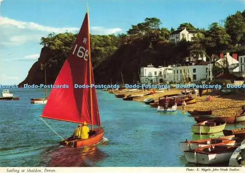 D170670 Devon. Segeln in Shaldon. John Hinde. E. Nagele