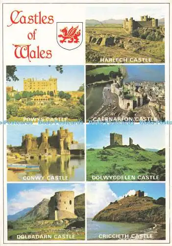 D168871 Castles of Wales. Powys Castle. J. Arthur Dixon. Multi View