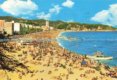 D170680 Lloret De Mar. Vista General de su Gran Playa. F.A.C.S.A. Nr. 182