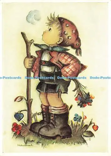 D168877 Herzlichen Gluckwunsch. B. Hummel. Hanschen Will gratulieren. Josef Mull