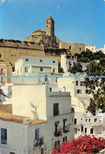 D168905 Ibiza. Balearen. Espana. Ciudad Alta y Catedral. Exclusivas Casa Figuere