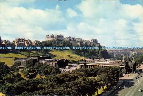 D171769 Edinburgh Castle und die National Gallery. Arbeitsministerium. Krone