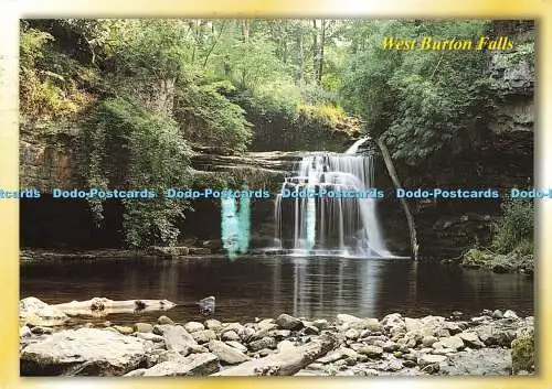 D170767 West Burton Falls. Das perfekte Bild. Millstone Karten. Robin Dengate.