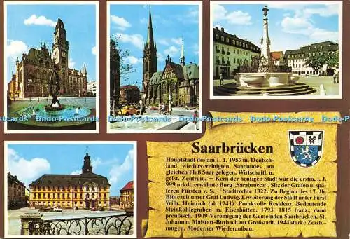 D171832 Saarbrücken. Rathaus. Schoning. Gebrüder Schmidt. Multi View