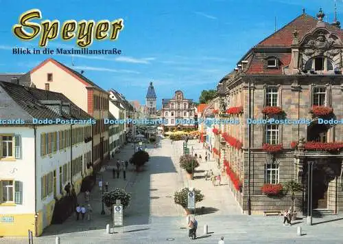 D171852 Speyer. Blick in die Maximilianstraße. Werbeverlag R. Gorzinski