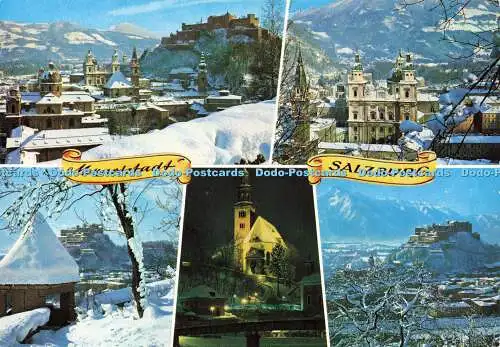 D171861 Mozartstadt Salzburg. Salzburg im Winter. Schones Osterreich. Gemütlich. Mult