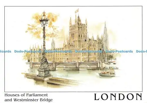 D170823 London. Houses of Parliament. und Westminster Bridge. Fisa. Josep Opisso