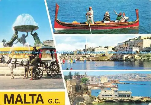 D170862 Malta. G. C. St. Paul Bay. Printex. Kathedrale Bibliothek Sliema. Multi View