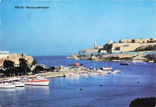 D170871 Malta. Marsamxett Harbour. Alfred Galea Zammit. Interprint. 1985