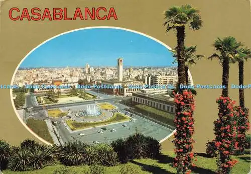 D171969 Casablanca. Place des Nations Unies. Ittah. 1984