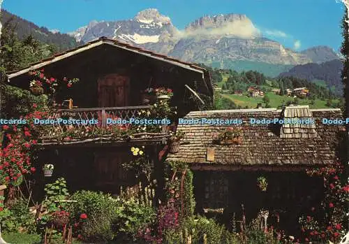 D171970 Bilder des Alpes. Chalet Fleuri. Keller. S.P.A.D.E.M. 1986