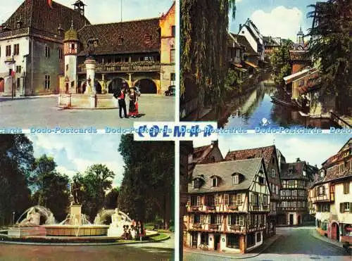 D170938 Colmar. Andenken von Colmar. La Cigogne. Hachette. Multi View