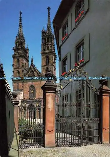 D169119 Schweiz. Basel. Ballen. Altstadtpartie mit Münster. Fotoglob