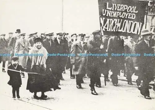 D170945 Arbeitsloser Marsch von Liverpool nach London. Merseyside Museum of Labour H