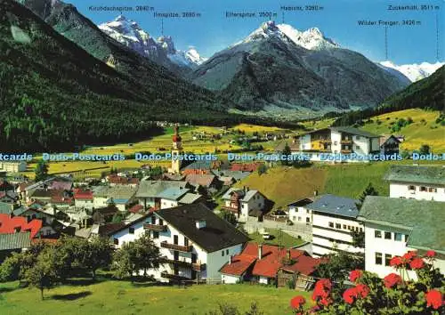 D170954 Fulpmes Gegen das Pinnistal und Stubaier Gletscher. T.K.V