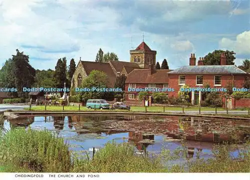 D171996 Chiddfold. Kirche und Teich. The Royal British Legion Women Sectio