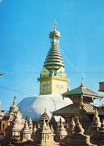 D169147 Swoyambhunath Stupa. K. P. Pradhan. Cottage Industries and Handicrafts E