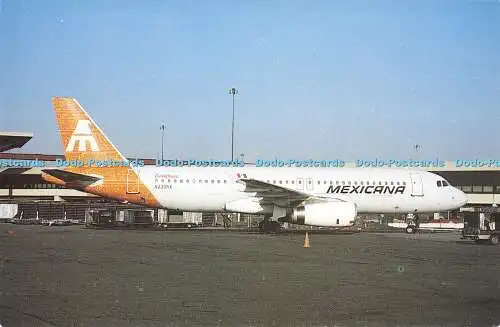 D172034 AK 9511. Mexicana. Airbus Industrie. Aero Postkartenverkauf. A. J. Sm