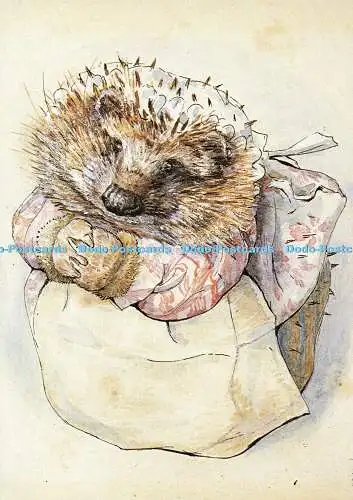 D169184 Die Illustration vom Cover der Geschichte von Mrs. Tiggy Winkle. Beatri