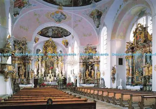 D172042 Oberammergau. Oberbayern. Pfarrkirche St. Peter und Paul. Huber