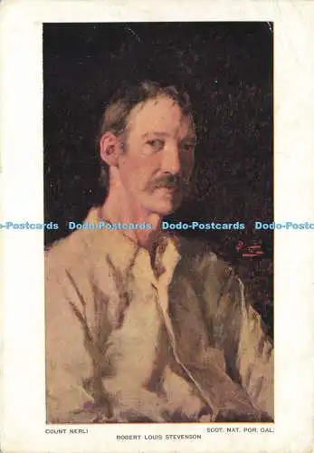 D169256 Scot. Nat. Por. Gal. Robert Louis Stevenson. Graf Nerli. Hislop und Day