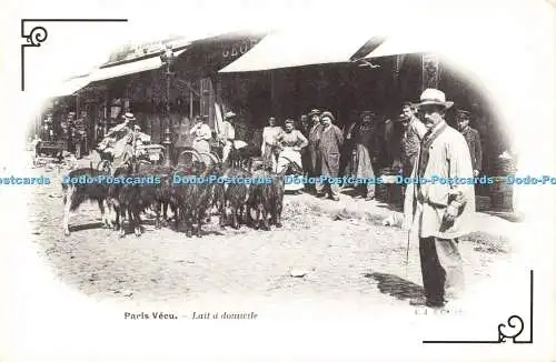 D172120 Paris Vecu. Lait a Domicile. Paris. D Autrefois. Le Chevrier. Augenfehler