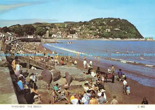 D172176 Minehead. Der Strand. Richter. C. 882