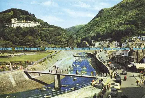 D172177 Lynmouth. Devon. Diese Ansicht vom Mars Hill. J. Arthur Dixon