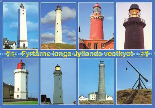 D171149 Fyrtarne Langs Jyllands Vestkyst. Skagen Fyr. Trojaborgs Forlag. Robert