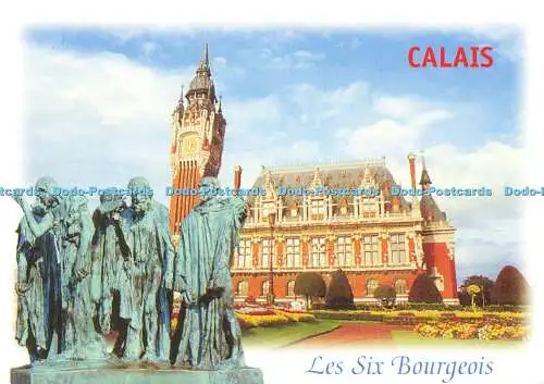 D172225 Calais. Les Six Bourgeois. Magier. Claude Perraut. Multi View