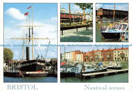 D169376 Bristol. Nautische Szenen. Unichrome. 1996. Multi View