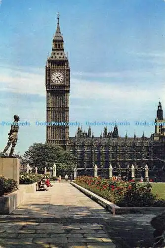 D173553 Big Ben vom Parliament Square. J. Arthur Dixon. 1961