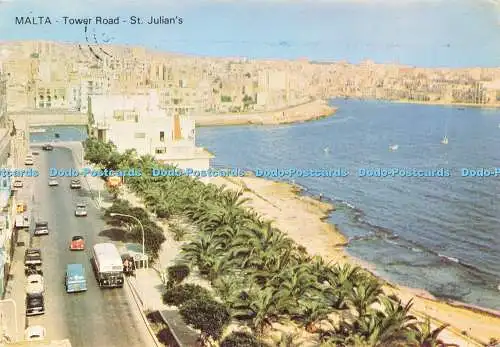 D172242 Malta. Tower Road. Hl. Julian. Alfred Galea Zammit. Max Druckmaschine