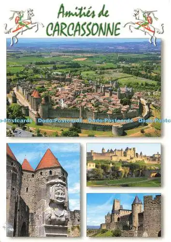 D173580 Amities de Carcassonne. S.A. Apa Poux. Wie De Coeur. 2003. Multi View