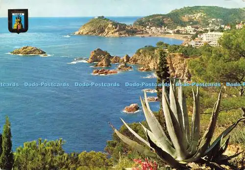 D172273 Tossa de Mar. Costa Brava. Panoramablick. Fisa Nr. 1015. Comercial Escu