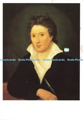 D173618 National Portrait Gallery. Amelia Curran. Percy Bysshe Shelley. P. J. Gr