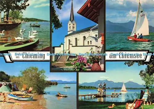 D169446 Gruss aus Chieming am Chiemsee. Müller. Multi View