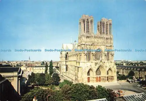 D169452 Reims. Marne. Die Kathedrale. La Cigogne. Hachette