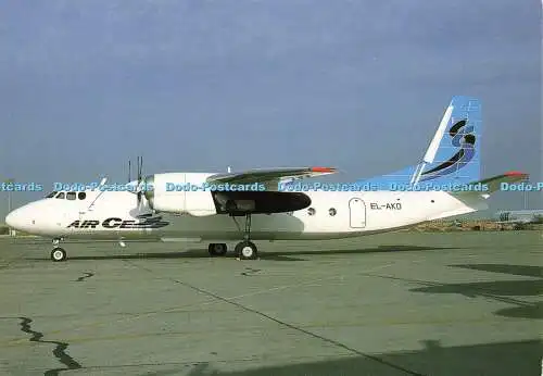 D172318 Air Cess. Antonov. 12. In Sharjah. J. J. Postkarten. Rolf Wallner