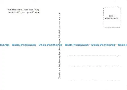 D171293 Schiffahrtsmuseum Flensburg. Feuerschiff Kalkgrund. Verein Zur Forderung